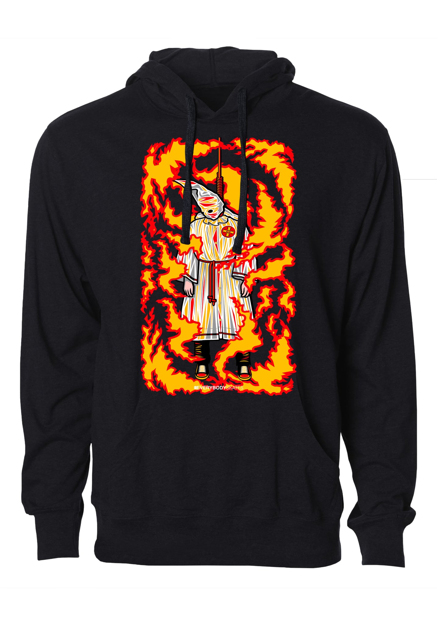 Burning Klansman Graphic Hoodie