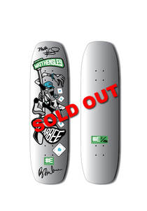 Matt Hensley X Ray Barbee Collab Deck (Silver)